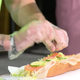 Illustration for article titled Subway’s top sandwich artists engage in fevered hand-to-bread combat
